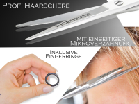 Haarschere Friseurschere Extra Scharf fr einen perfekten Haarschnitt aus Rostfreiem Edelstahl  6 Zoll = 15,24 cm