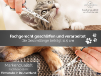 Kleine Fellschere Gerade Hundehaarschere Pfotenschere Easy -Glider 11,5 cm