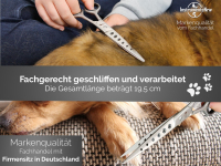 Hundehaarschere Fellschere Gerade Haarschere Schere 19,5 cm Schere fr Fell Pelz und Tierhaare