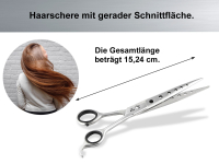 Haarschere Loch Design 15,24 cm Edelstahl Rostfrei