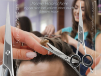 Haarschneideschere Friseurschere 15,5 cm aus rostfreiem Edelstahl