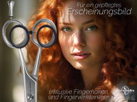 Haarschneideschere Friseurschere 15,5 cm aus rostfreiem Edelstahl