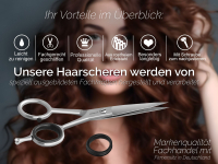Haarschneideschere Friseurschere 15,5 cm aus rostfreiem Edelstahl