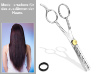 Modellierschere Friseurschere einseitige Zahnung 14,5 cm