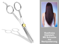 Modellierschere Friseurschere einseitige Zahnung 14,5 cm