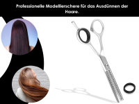 Friseurschere Modellierschere 15,8 cm zum Ausdnnen und Modellieren der Haare