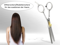 Haarschere Modellierschere Edelstahl Rostfrei zum Ausdnnen der Haare 15,7 cm