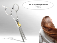 Haarschere Modellierschere Edelstahl Rostfrei zum Ausdnnen der Haare 15,7 cm