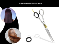 Haarschere mit gebogener Schnittflche Edelstahl Rostfrei 18,1 cm