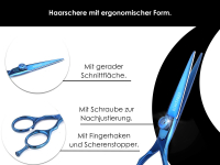 Haarschere Titan Friseurschere Edelstahl Rostfrei 14,6 cm