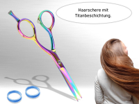 Haarschere Titan Ergonomisch Edelstahl Rostfrei 14 cm