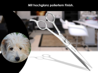 Fellschere Hundehaarschere 22 cm fr die Fellpflege