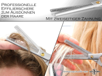 Effilierschere Haarschere Friseurschere 15,24 cm Modellierschere Edelstahl Rostfrei Haarschneideschere mit Scharfer Schneide fr einen perfekten Haarschnitt 6 Zoll