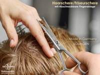 Haarschere aus Solingen Friseurschere Haarschneideschere mit Scharfem Schnitt und einseitiger Mikroverzahnung 15,24 cm