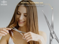 Haarschere aus Solingen Friseurschere Haarschneideschere mit Scharfem Schnitt und einseitiger Mikroverzahnung 15,24 cm