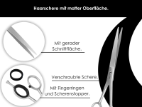 Friseurschere Haarschere 18,3 cm zum Schneiden, Stylen von Haaren