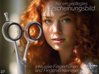 Modellierschere Friseurschere Edelstahl Rostfrei 17 cm