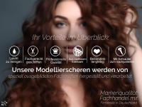 Modellierschere Friseurschere Edelstahl Rostfrei 17 cm