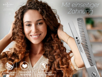 Modellierschere Effilierschere mit einseitiger Zahnung 17 cm