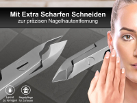 Profi Feder-Hautzange Nagelhautzange INOX