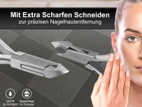 Nagelhautzange Hautzange mit Doppelfeder 5 mm Schnitt Rostfreies Edelstahl