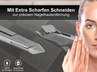 Nagelhautzange mit Scherengriff Edelstahl Rostfrei 8 cm