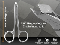 Nagelhautzange mit Scherengriff Edelstahl Rostfrei 8 cm