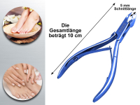 Nagelhautzange Hautzange Titan 0,5 cm Schnittflche Edelstahl Rostfrei