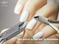 Premium Nagelhautzange Hautzange mit scharfem und glattem Schnitt aus Rostfreiem Edelstahl Manik�re Zange