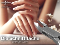 Premium Nagelhautzange Hautzange mit scharfem und glattem Schnitt aus Rostfreiem Edelstahl Manik�re Zange