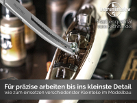 Klemme Zange gebogen Zahnung ROSTFREI 14,5cm