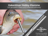 Gerade Klemme 18 cm Innenverzahnt