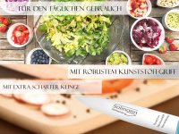 Solinger Gemsemesser Obstmesser Schlmesser aus Rostfreien Edelstahl zum Schneiden oder Schlen von Obst & Gemse 18 cm