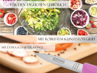 Solinger Gemsemesser Obstmesser Schlmesser aus Rostfreien Edelstahl zum Schneiden oder Schlen von Obst & Gemse 18 cm