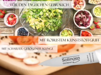 Obstmesser Set Solingen Gemsemesser aus Rostfreiem Edelstahl Wei