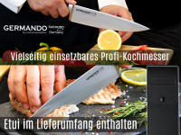 Kochmesser Solingen Kchenmesser Chefmesser Geschmiedet Made in Germany Allzweckmesser mit Scharfer Schnittflche Rostfreier Edelstahl 28 cm