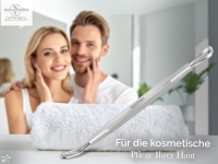 Komedonenquetscher 2 Schlaufen aus Edelstahl