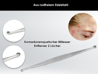 4er SET Komedonenschlingen + Komedonenquetscher