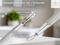 Komedonenquetscher 2 Schlaufen