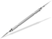 Milienmesser MIlienffner Mitesserentferner Komedonenquetscher zum ffnen von Mitessern, Pickeln oder eingewachsenen Barthaaren Pickelentferner Abbschraubbar aus Edelstahl 15,5 cm