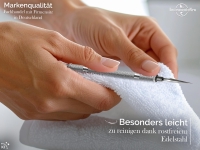 Milienmesser MIlien�ffner Mitesserentferner Komedonenquetscher zum �ffnen von Mitessern, Pickeln oder eingewachsenen Barthaaren Pickelentferner Abbschraubbar aus Edelstahl 15,5 cm