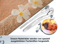 2-Teiliges Nervenrad-Set 1 und 2 Nadelrollen Massageroller Sensibilitätsrad Nadelrad Zackenrad von InstrumenteNRW mit Firmensitz in Deutschland