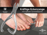 Krftige Eckenzange mit Sperre TOPINOX EXCELLENT 14,5cm