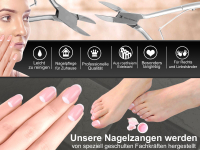 Nagelzange 10,5 cm mit leicht gebogener Schnittflche