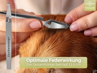 ORIGINAL Zeckenpinzette Zeckenzange Kreuzpinzette