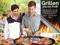 Grillpinzette Kochpinzette Kchenpinzette gebogen 30 cm