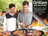 Grillpinzette Wendepinzette Kchenpinzette Kochpinzette gerade 30 cm