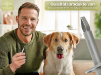 Zeckenpinzette Pinzette Rostfrei mit Feder Zeckenzange