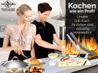 Kchenpinzette Grillpinzette Kochpinzette gebogen 20 cm