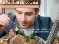 Gebogene Pinzette 25,0 cm mit Innenverzahnung